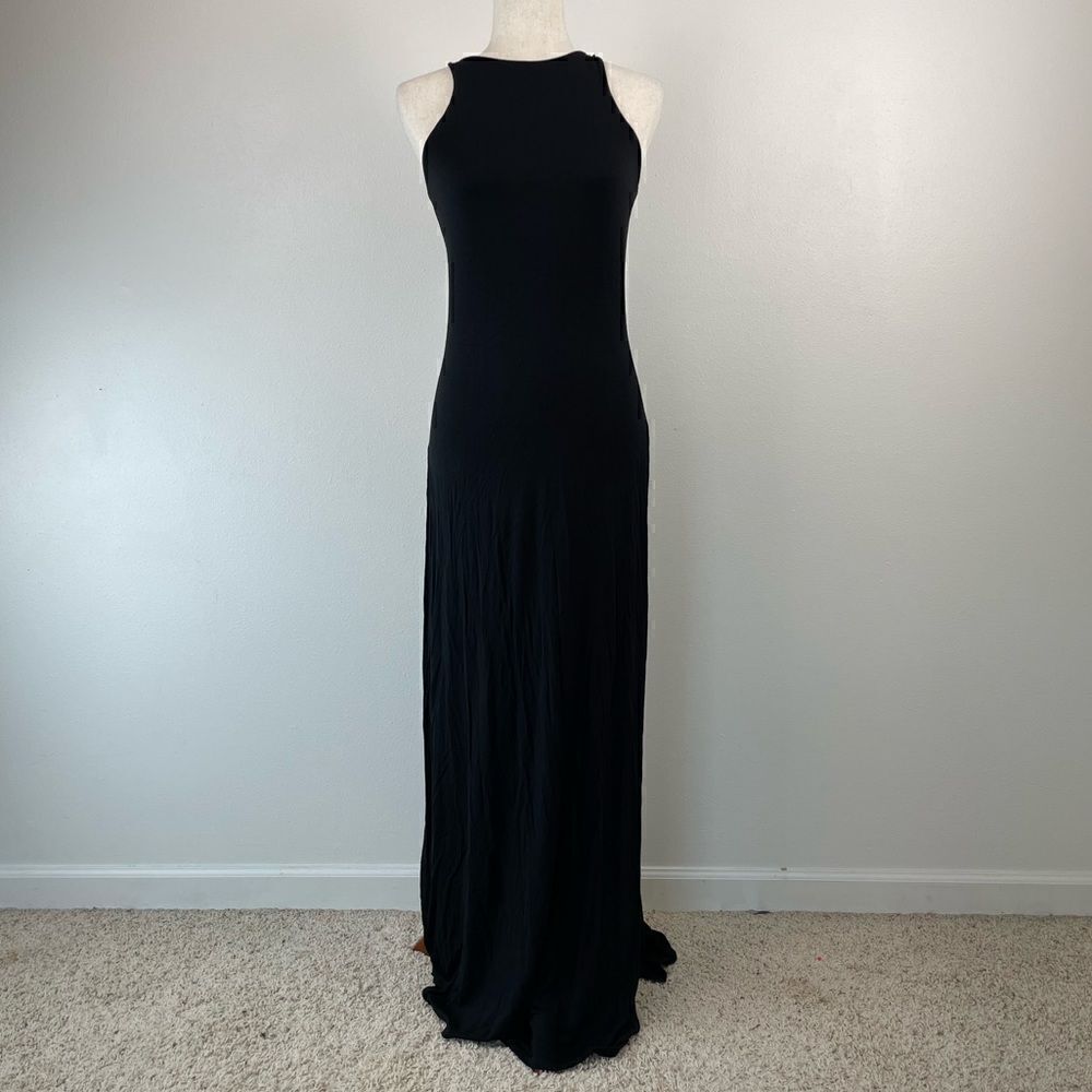 NWT Soprano Black Sleeveless Maxi Dress Size XS